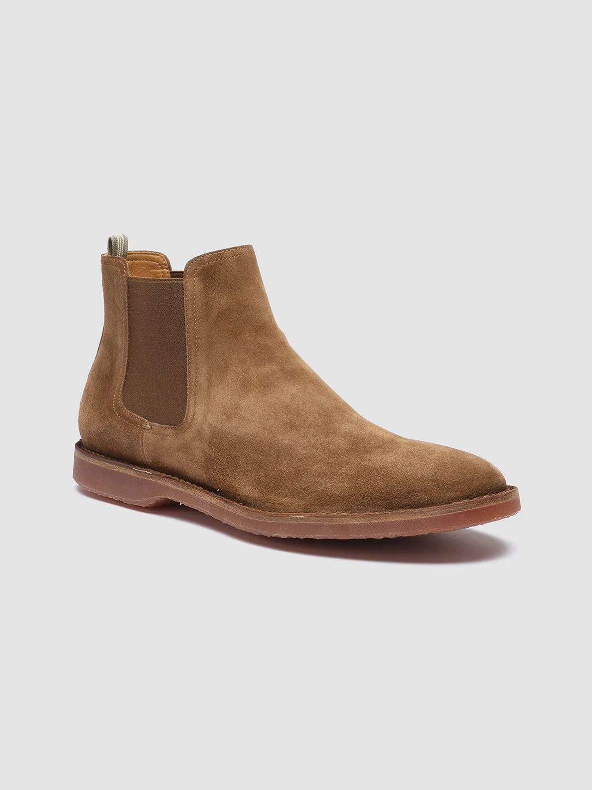 KENT 005 - Brown Suede Chelsea Boots