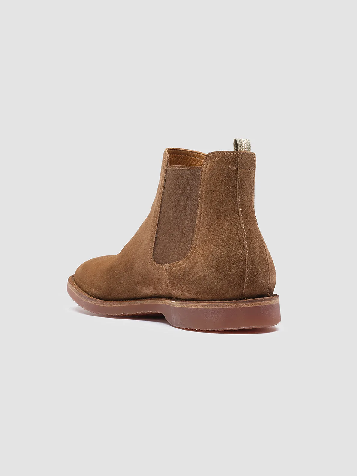 KENT 005 - Brown Suede Chelsea Boots