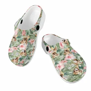 Labradors test  Custom Print Kids Clogs