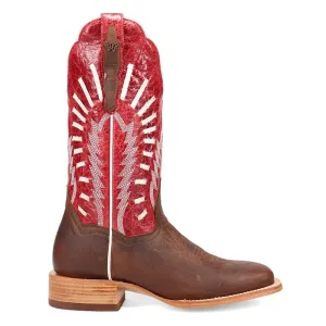 Lacey Embroidered Square Toe Cowboy Boots