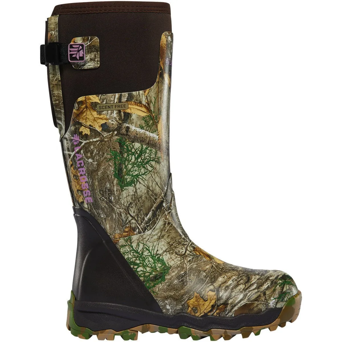 Lacrosse Women's Alphaburly Pro 15" WP Rubber Hunt Boot  Realtree - 376026