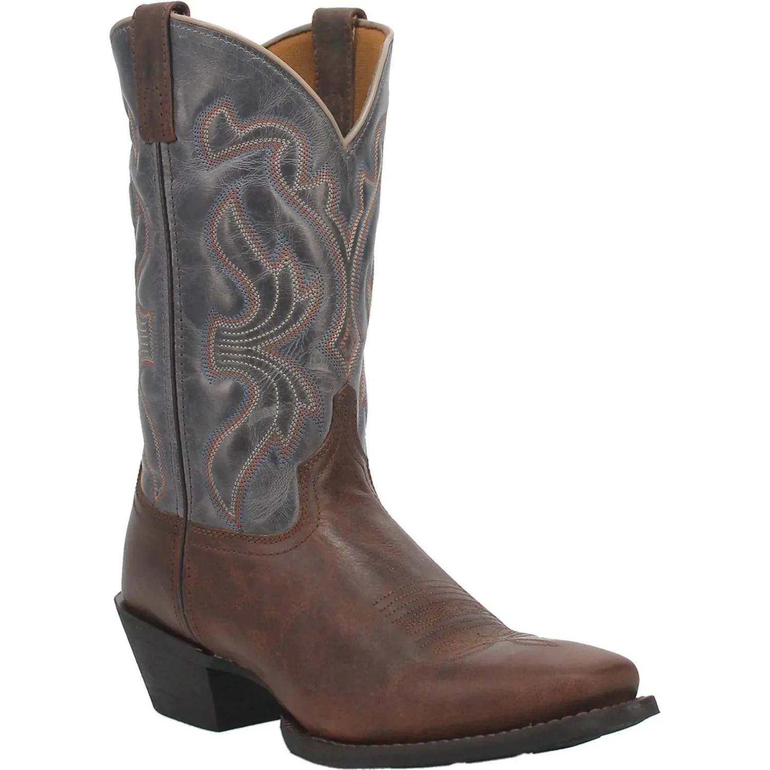 Laredo Men's Tan and Blue McKinney Cowboy Boots 68556