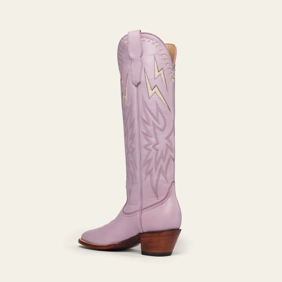 Lavender & Bone Lightning Boot Limited Edition