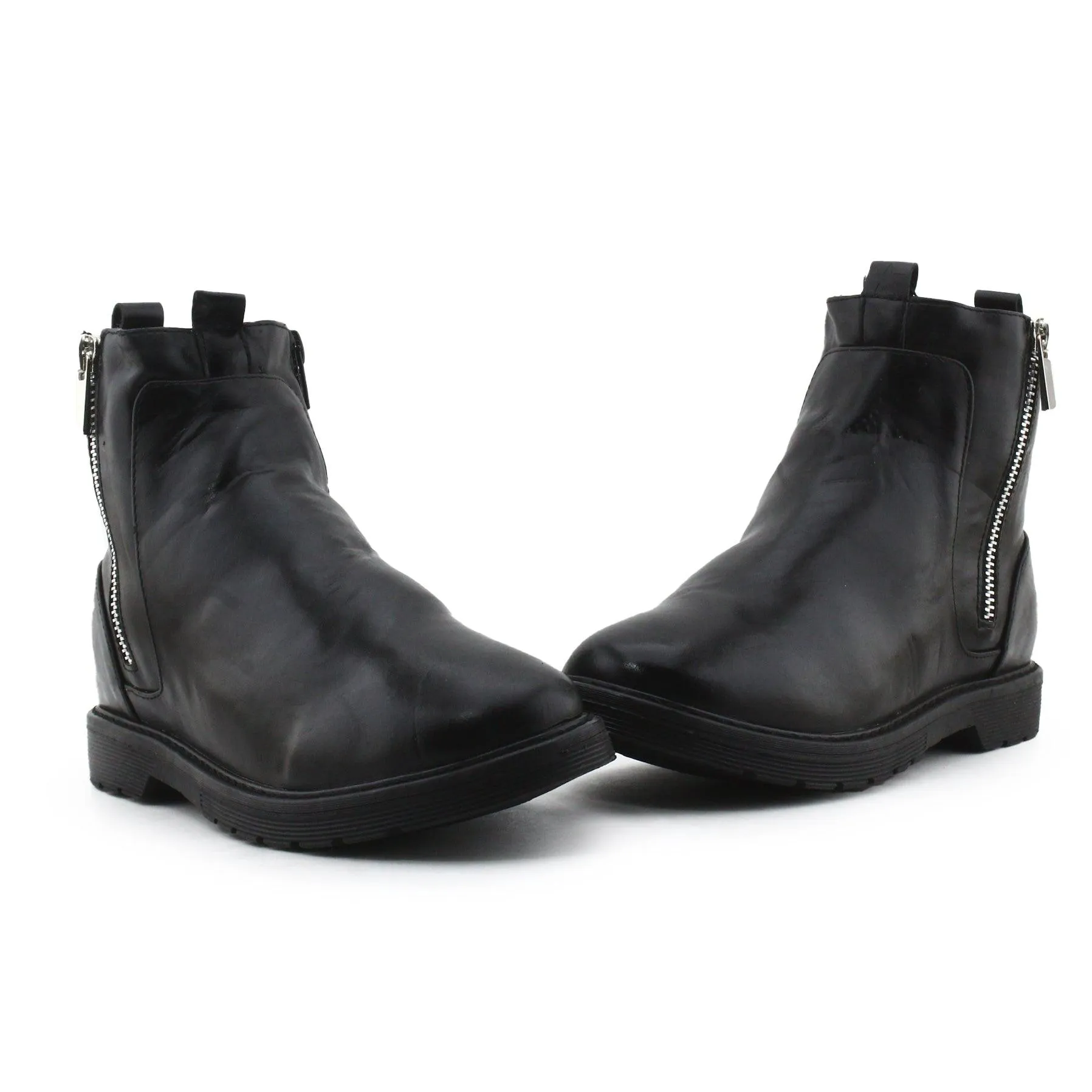 Lefties Zipper Chelsea Boots | 100% Authentic Leather