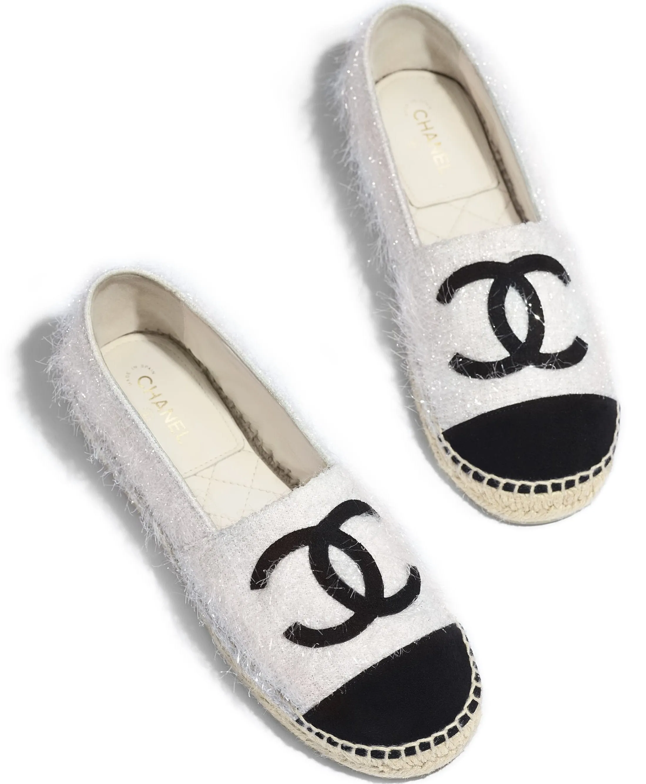 Logo Fabric & Suede Calfskin Espadrilles