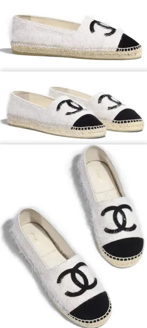 Logo Fabric & Suede Calfskin Espadrilles