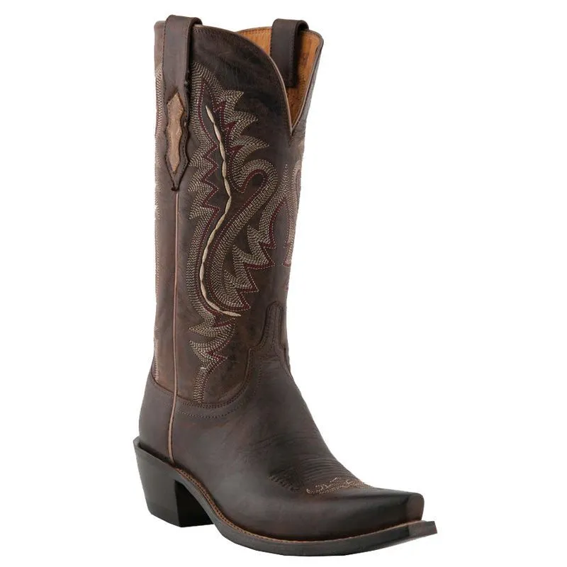 Lucchese Women's M5002  Madras Goat Cassidy Boot Chocolate