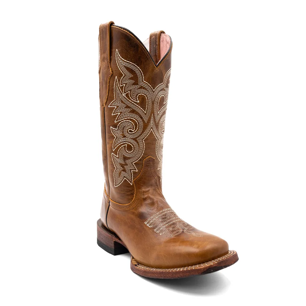 Mae Square Toe Cowboy Boots