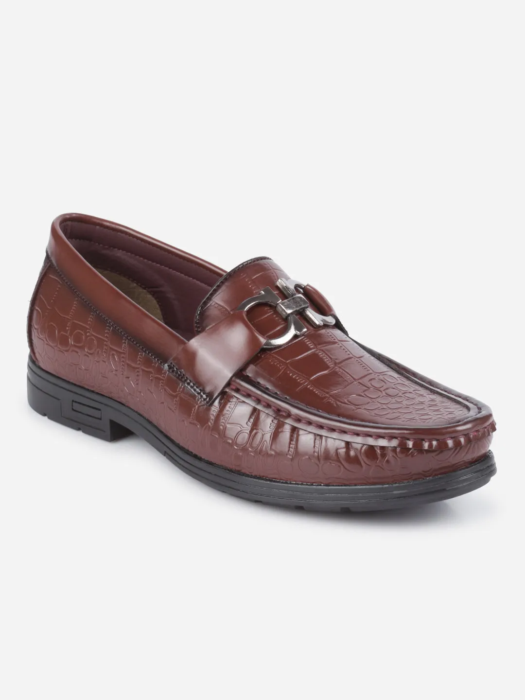 Men's Cherry Moc Toe Buckle Loafer (IX4116)