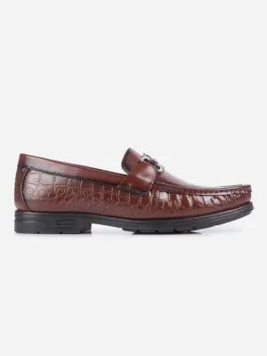 Men's Cherry Moc Toe Buckle Loafer (IX4116)