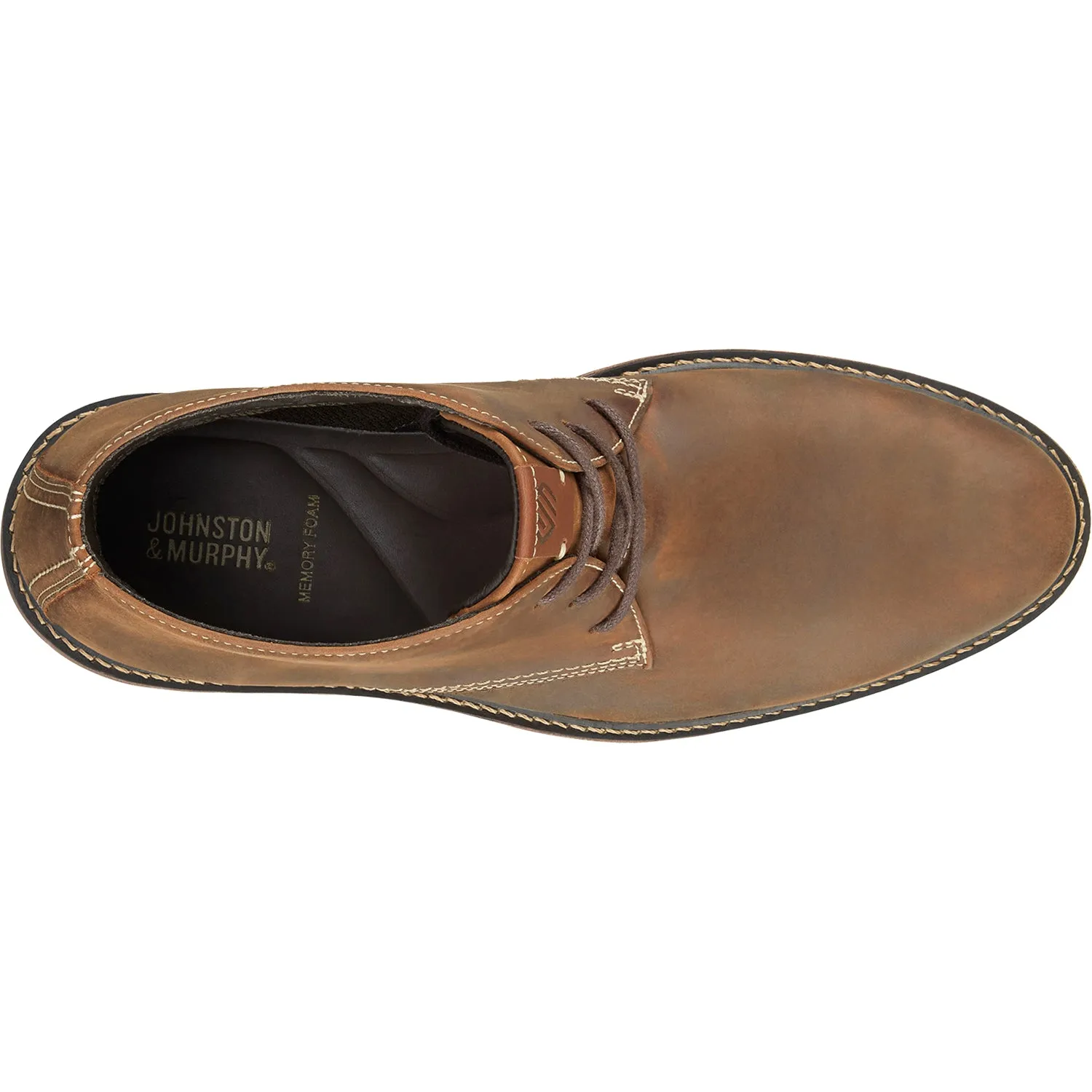 Men's Johnston & Murphy Kipton Chukka Brown Leather