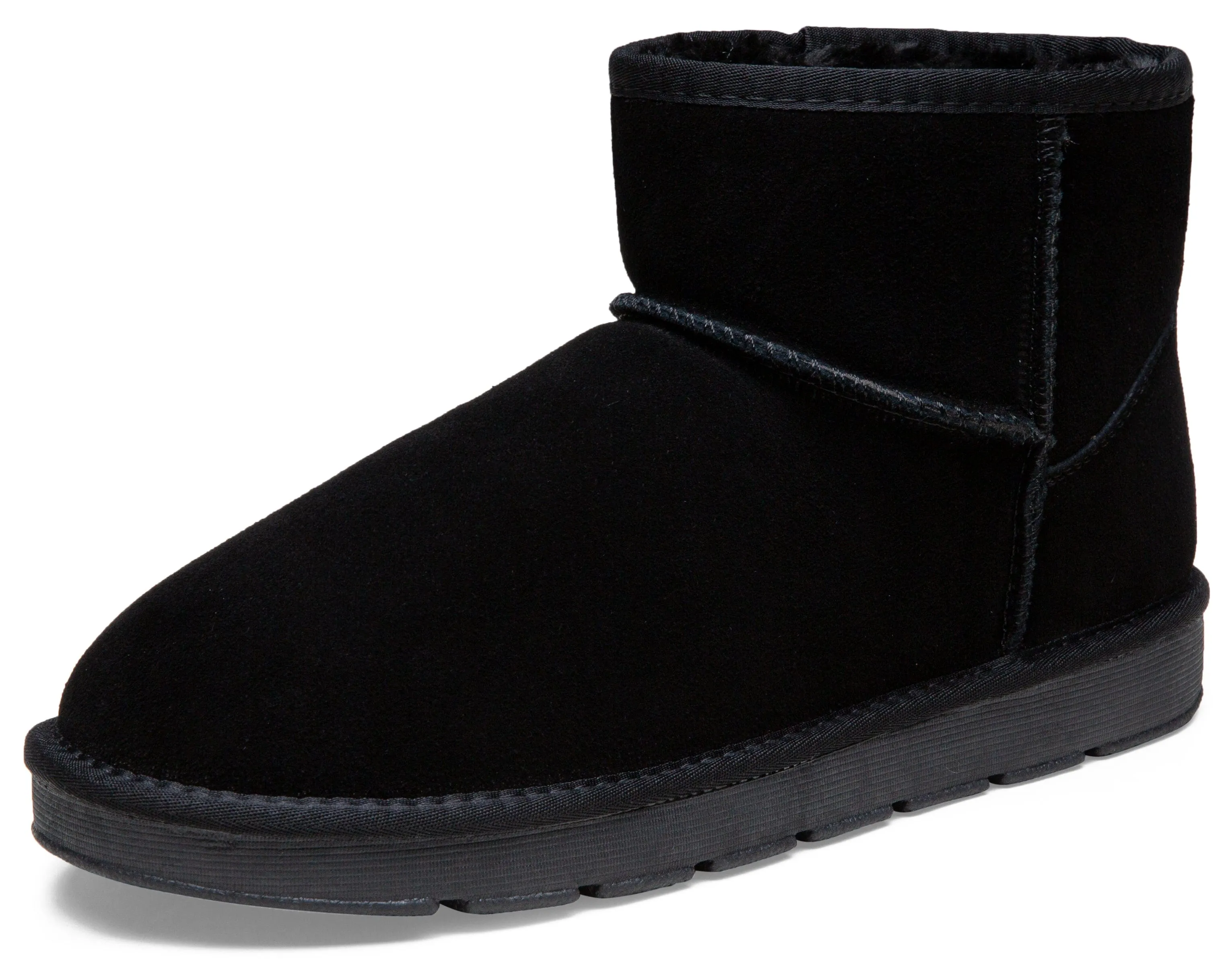 Men's Winter Suede Leather Mid-Calf Ankle Boots | JOUSEN