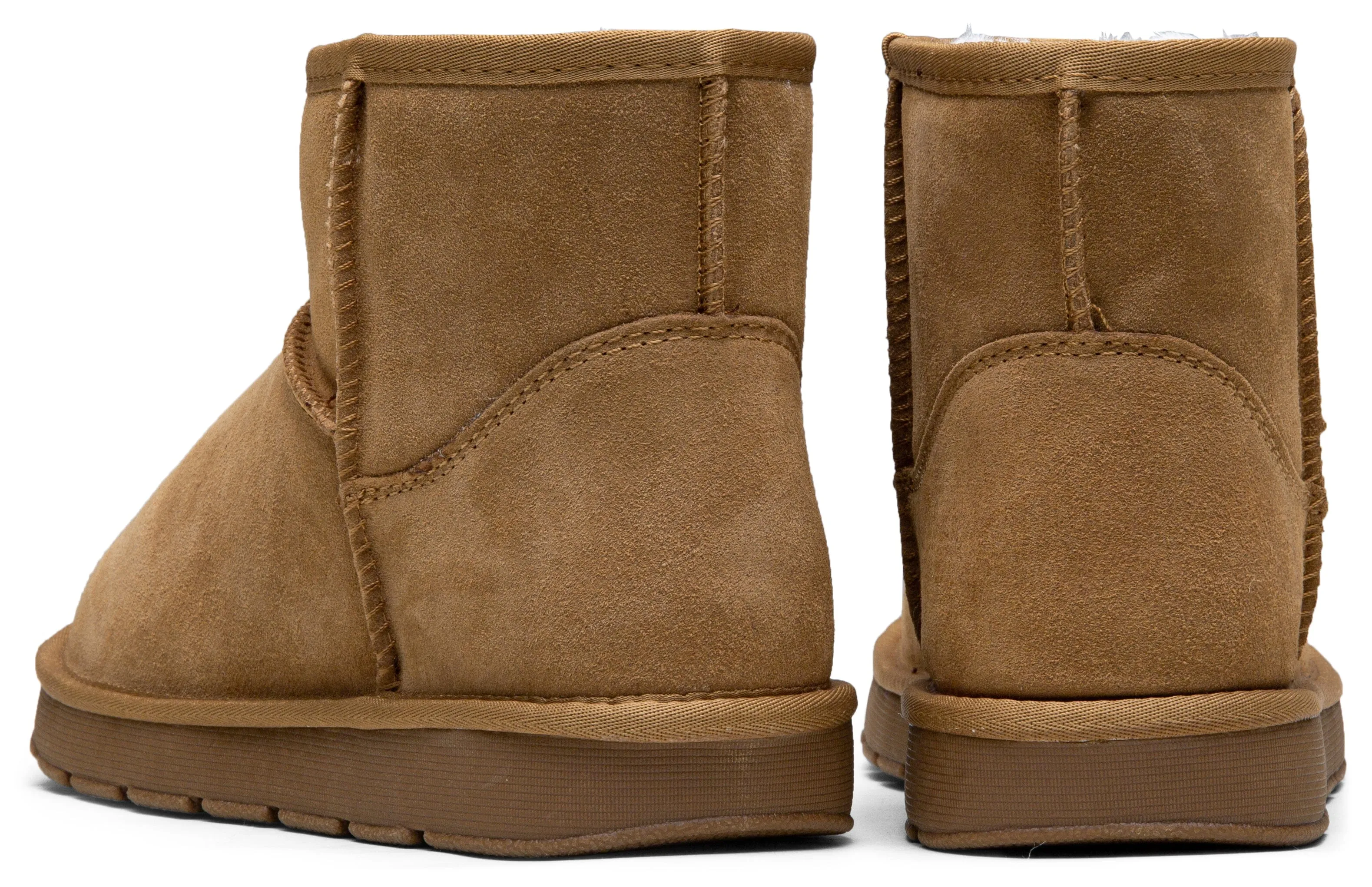 Men's Winter Suede Leather Mid-Calf Ankle Boots | JOUSEN