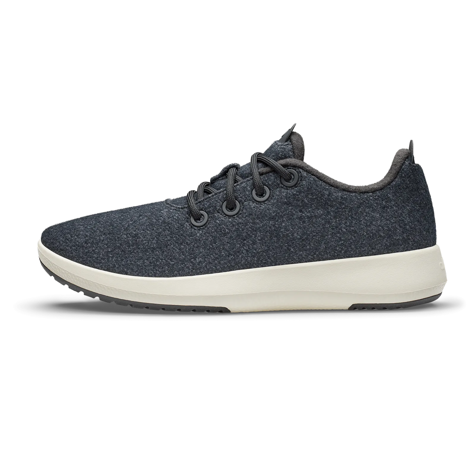 Men's Wool Runner Mizzles - Natural Black (Natural White Sole)