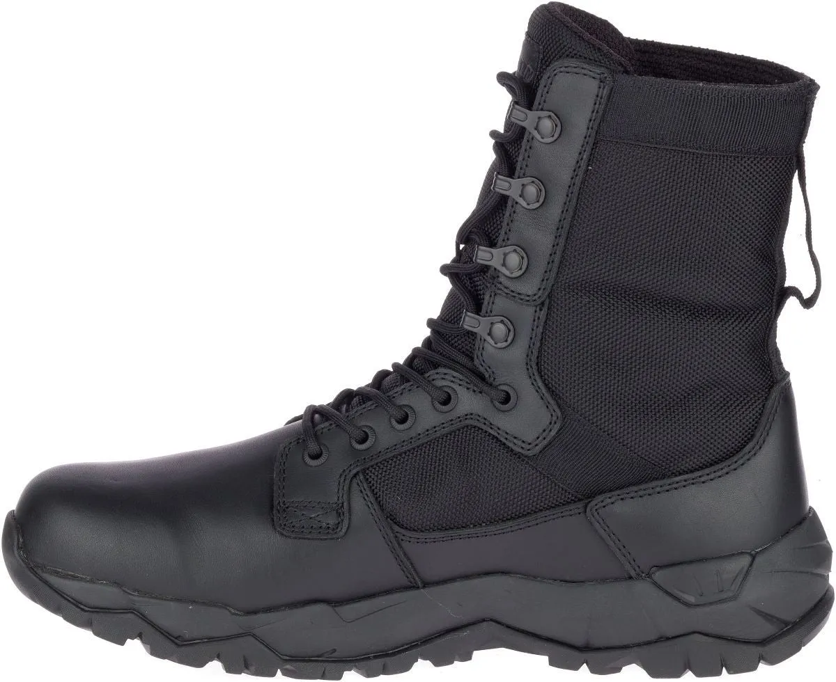 'Merrell' Unisex 8" MQC Patrol WP Soft Toe - Black (Wide)