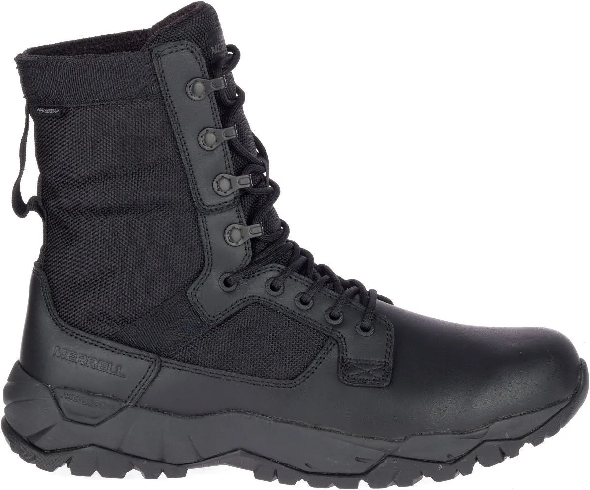 'Merrell' Unisex 8" MQC Patrol WP Soft Toe - Black (Wide)