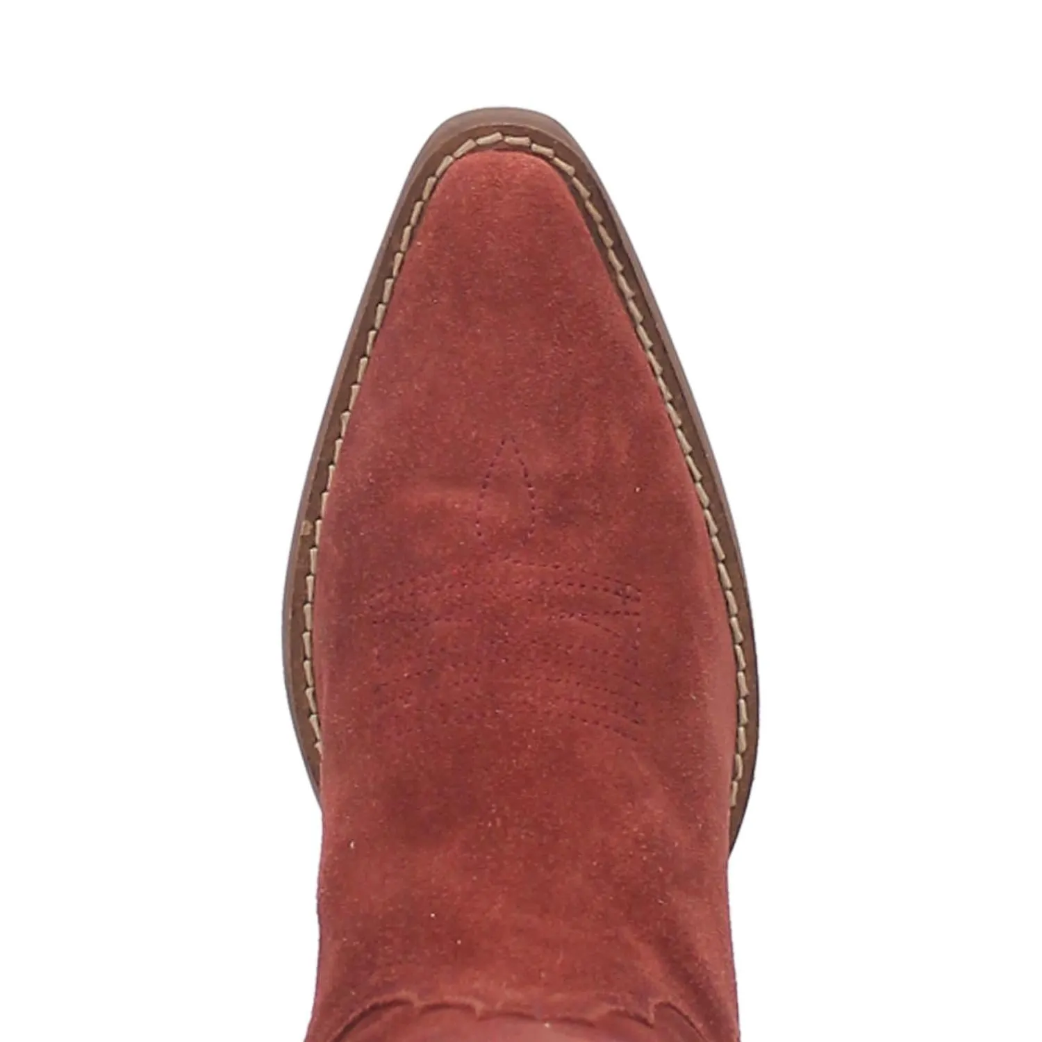 Model Boots Size 9 | Dingo | Out West Suede Cowboy Boots in Cranberry Red FINAL SALE