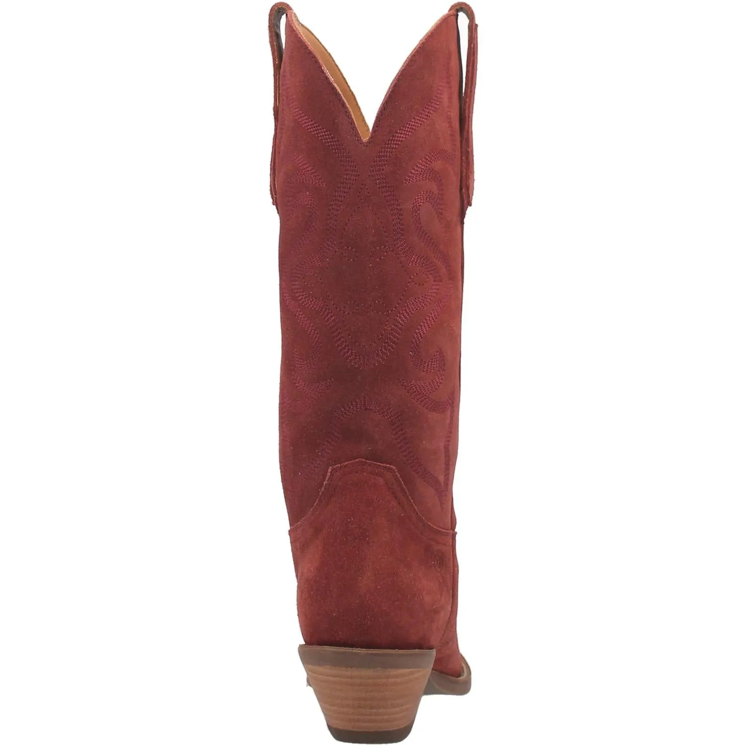 Model Boots Size 9 | Dingo | Out West Suede Cowboy Boots in Cranberry Red FINAL SALE