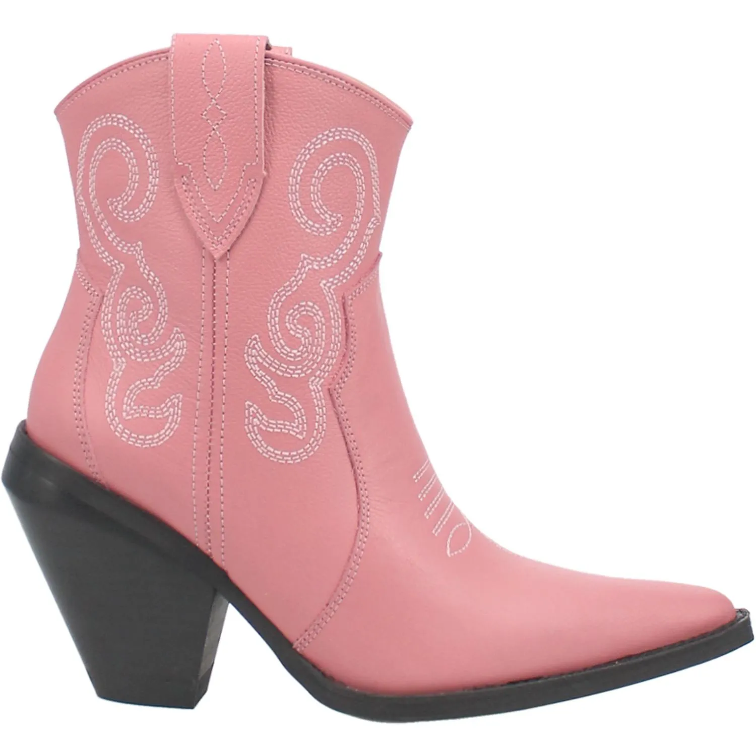 Model Boots Size 9 | Dingo | Pretty N Prissy Leather Bootie in Pink  *DISCONTINUED*