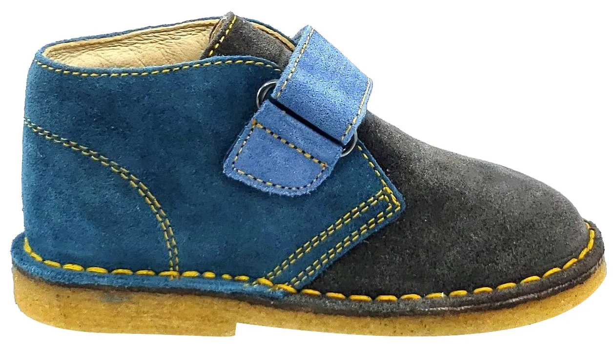 Naturino Boy's Chukka Boots, Antracite-Azzuro-Denim