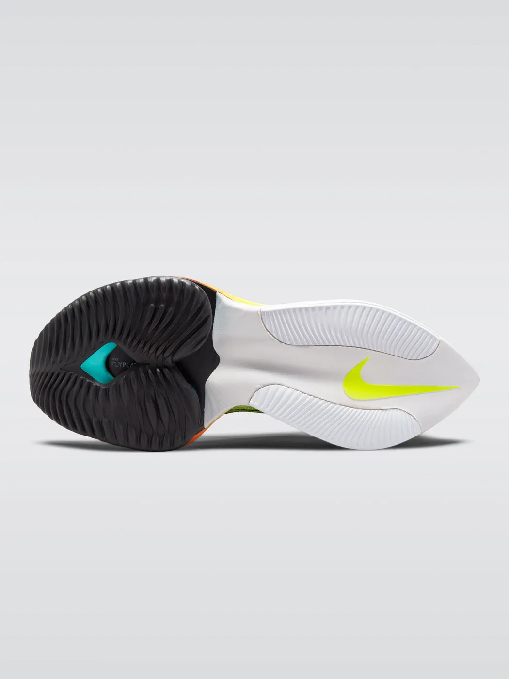 Nike Air Zoom Alphafly NEXT% Sneaker - Barely Volt-Black-Hyper Orange