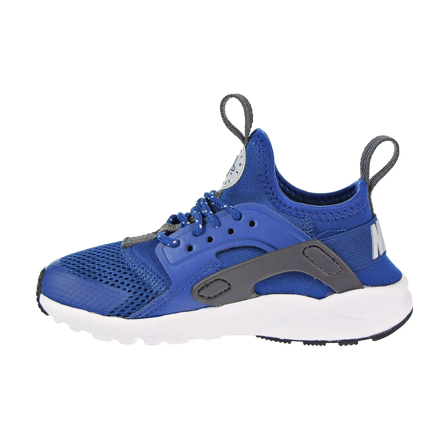 Nike Huarache Run Ultra Little Kids' Shoes Gym Blue/Wolf Grey/White