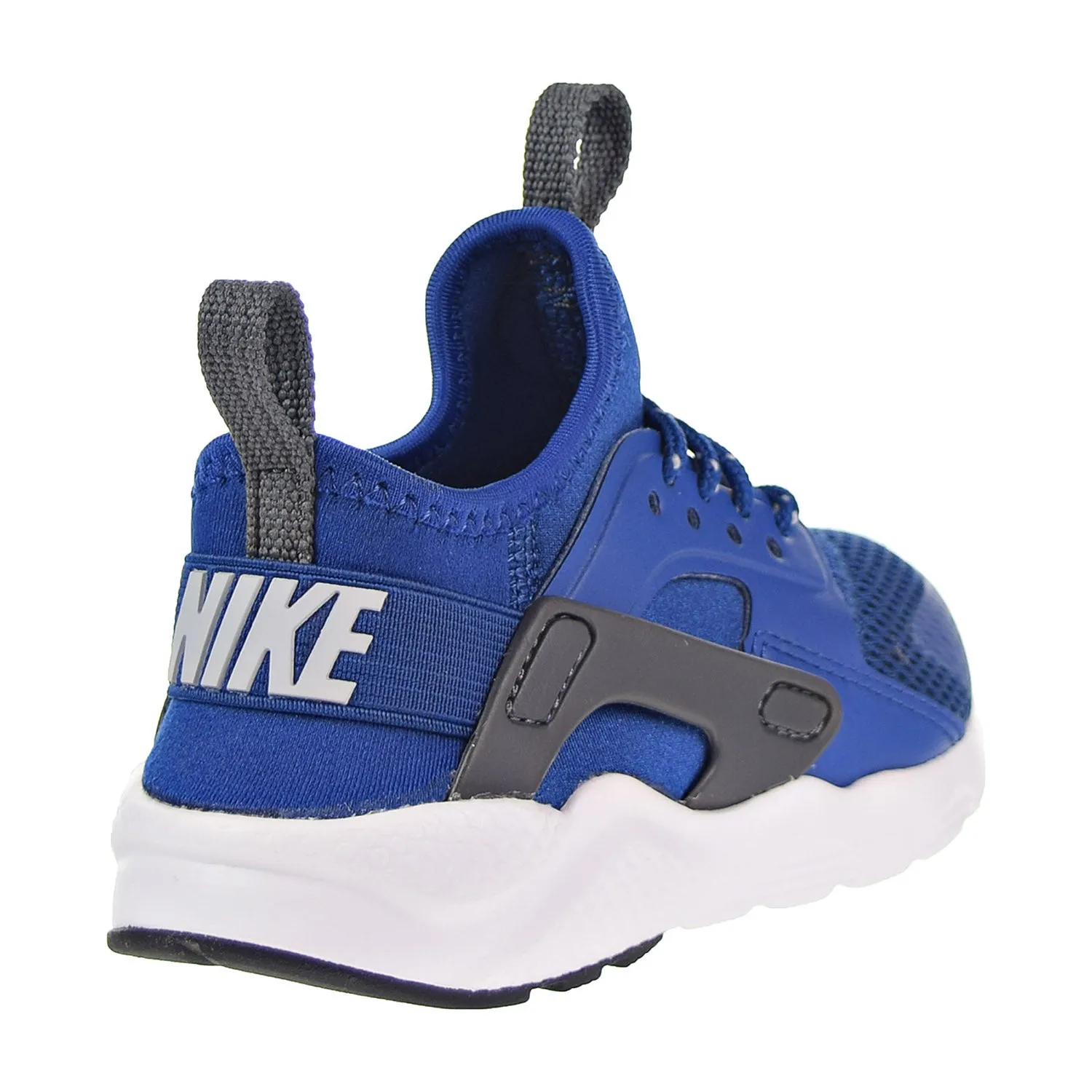 Nike Huarache Run Ultra Little Kids' Shoes Gym Blue/Wolf Grey/White