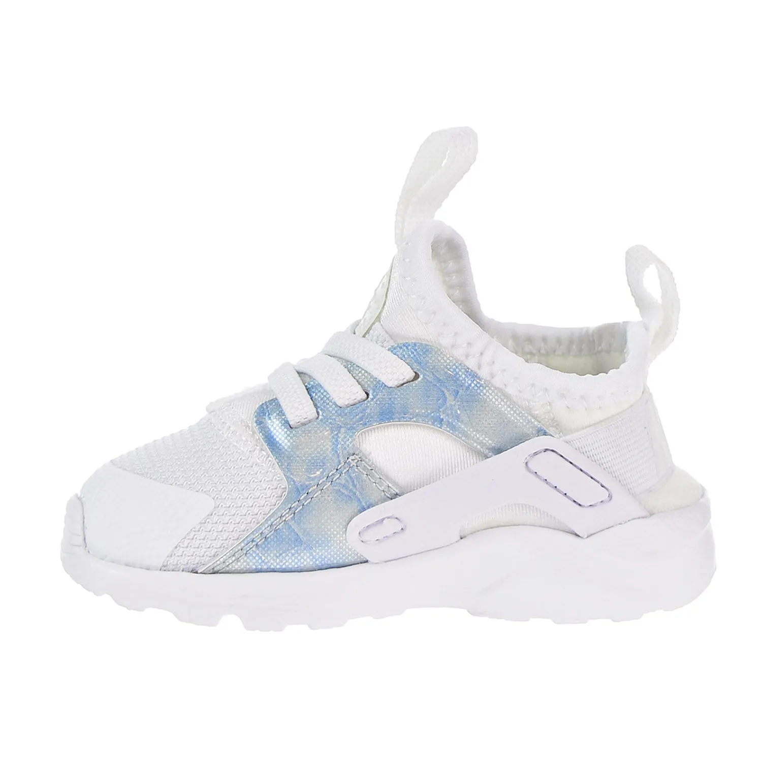 Nike Huarache Run Ultra Toddlers' Shoes White/White/Royal Tint