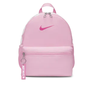 Nike Kids Brasilia JDI Mini Backpack-Pink Rise/White/Laser Fuchsia