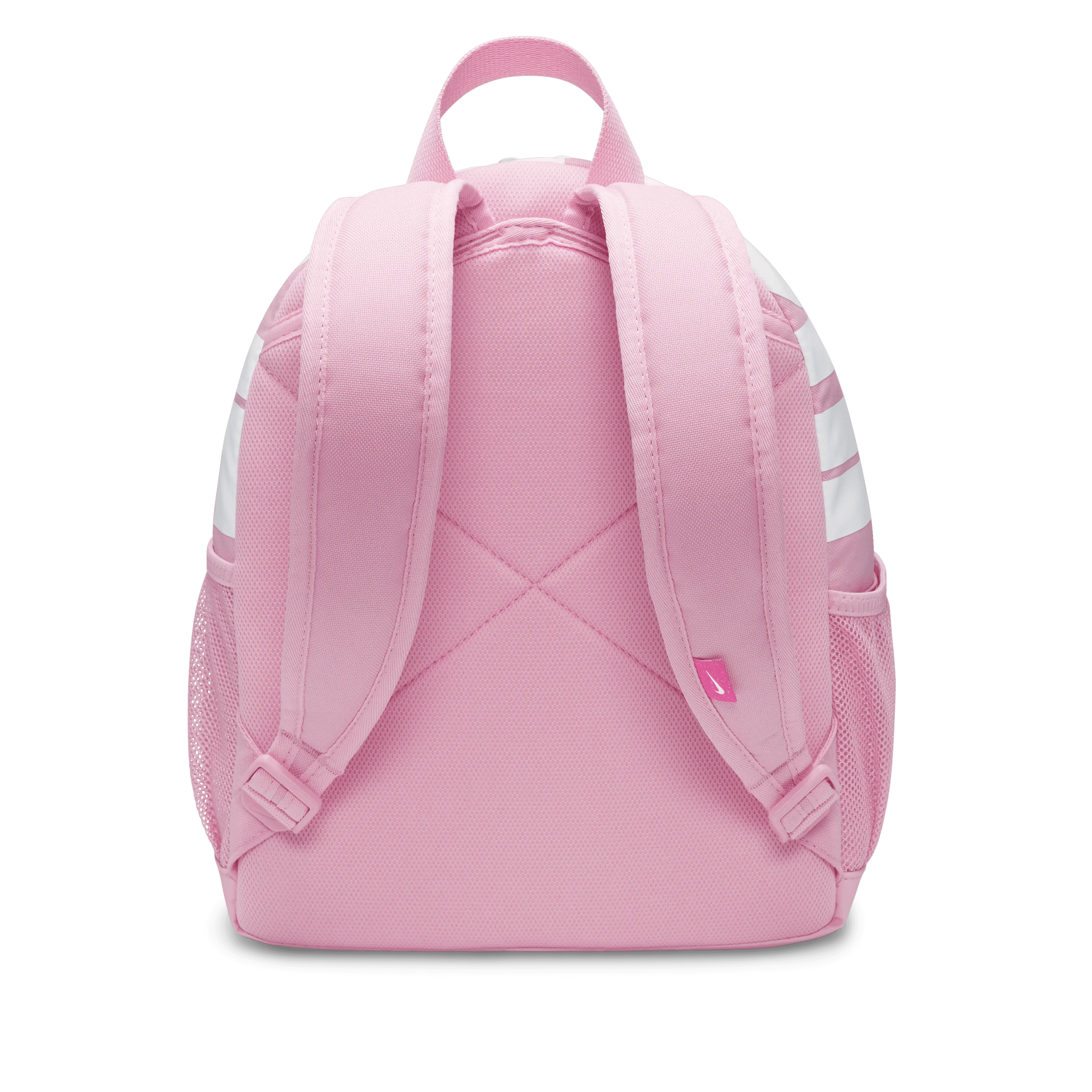 Nike Kids Brasilia JDI Mini Backpack-Pink Rise/White/Laser Fuchsia