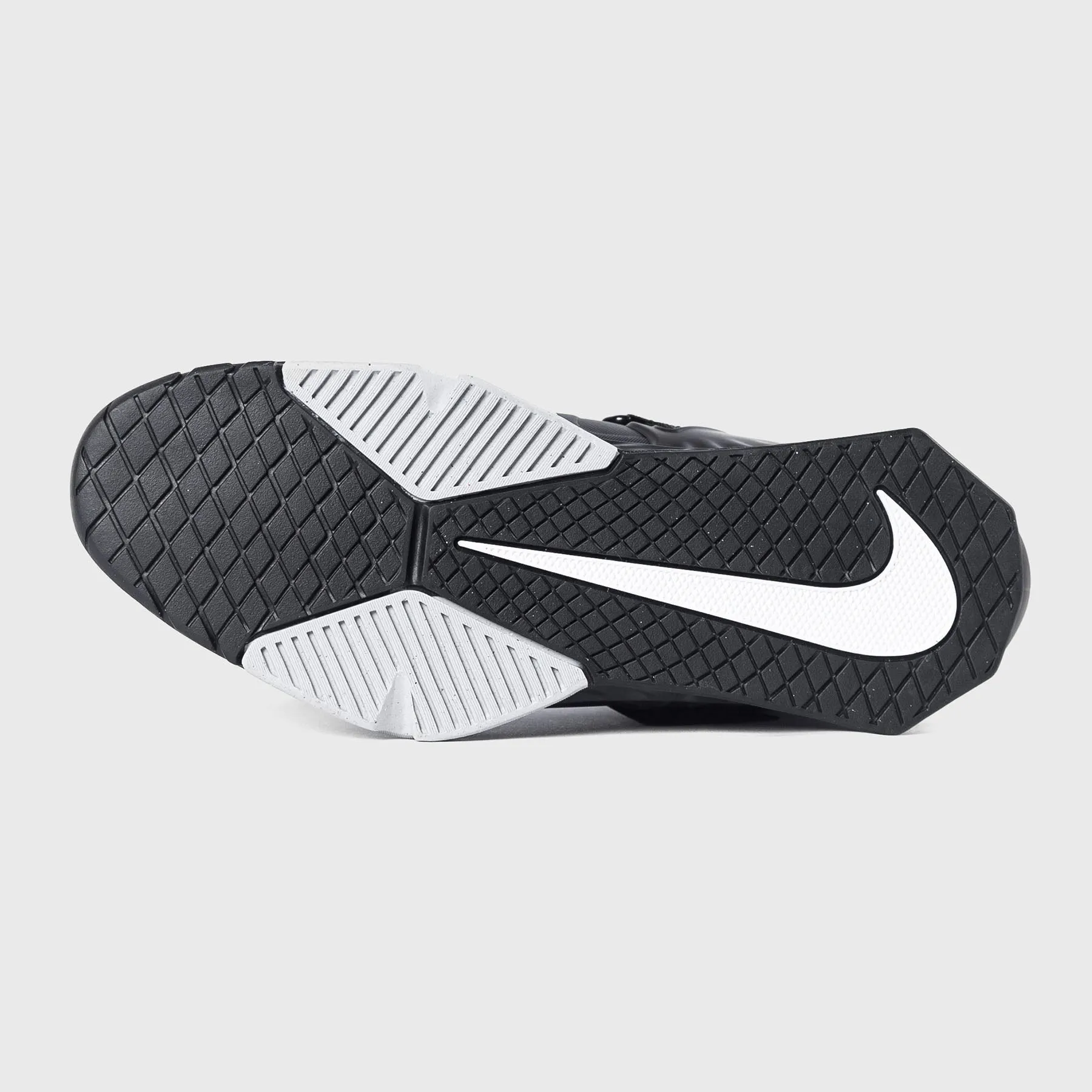 Nike - Savaleos Weightlifting Shoes - BLACK/WHITE-GREY FOG-LASER ORANGE