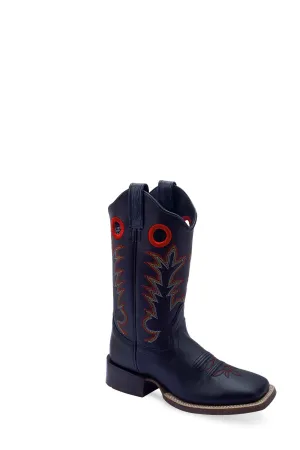 'Old West' Women's 11" Western Square Toe - Black