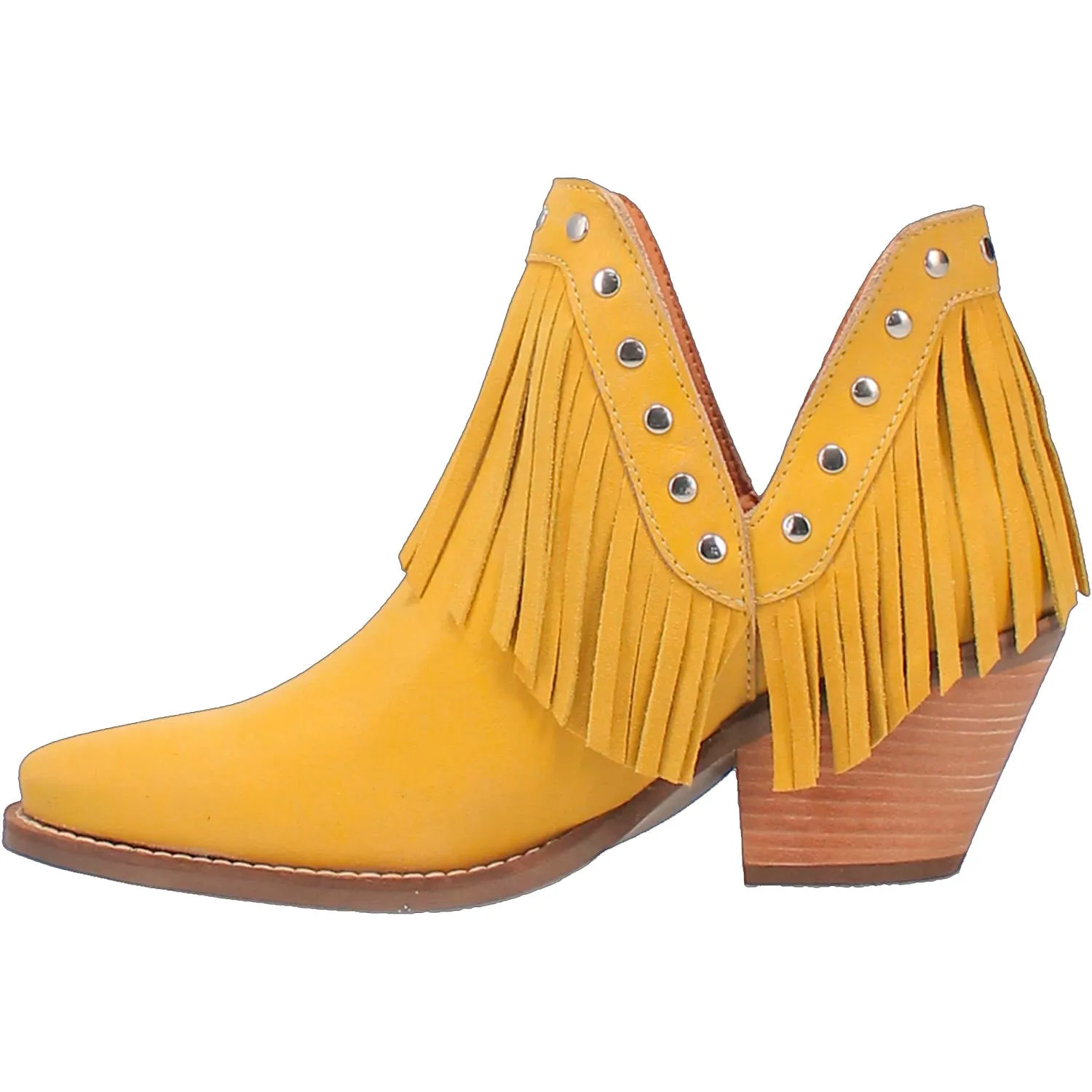 Online Exclusive | Dingo | Fine N' Dandy Cowboy Booties in Yellow**PREORDER