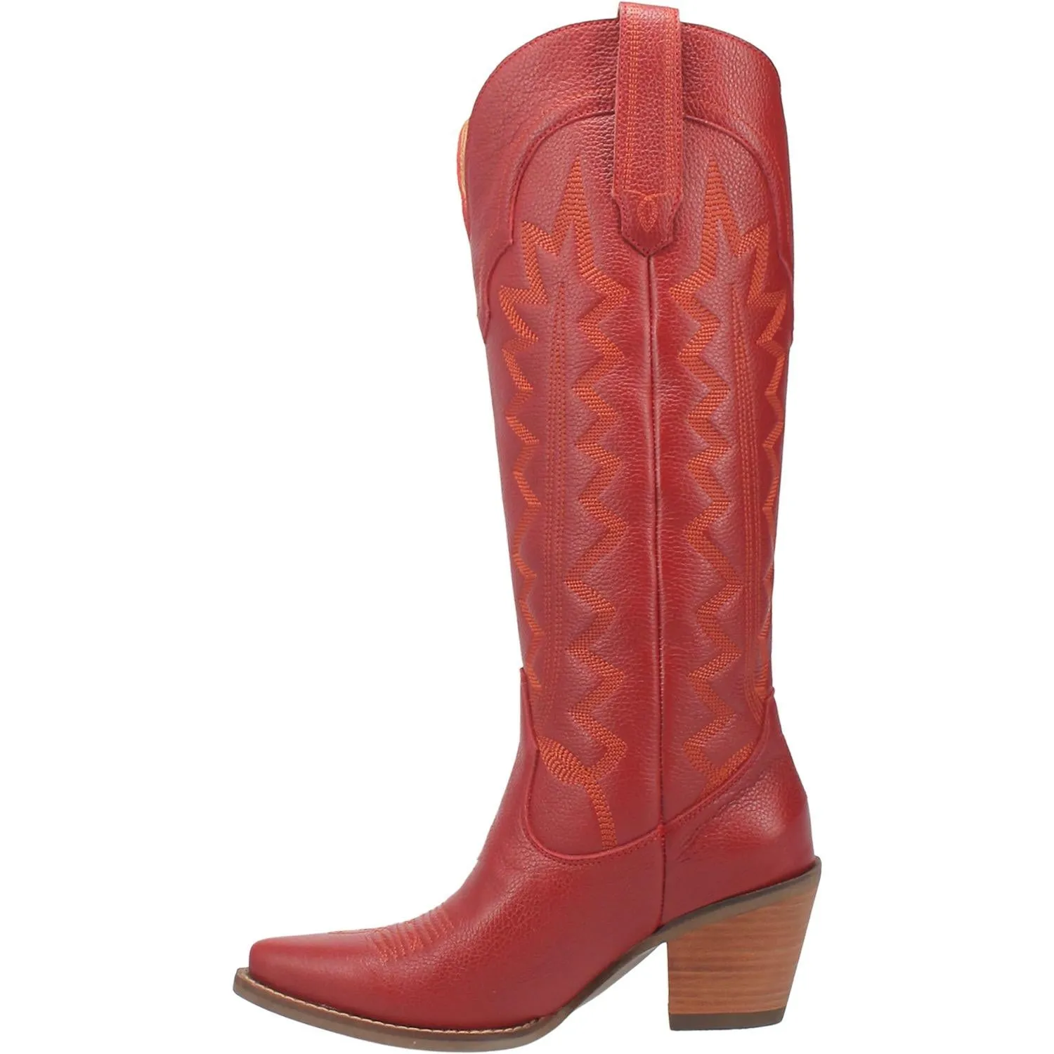 Online Exclusive | Dingo | High Cotton Tall Leather Cowboy Boots in Red  **PREORDER