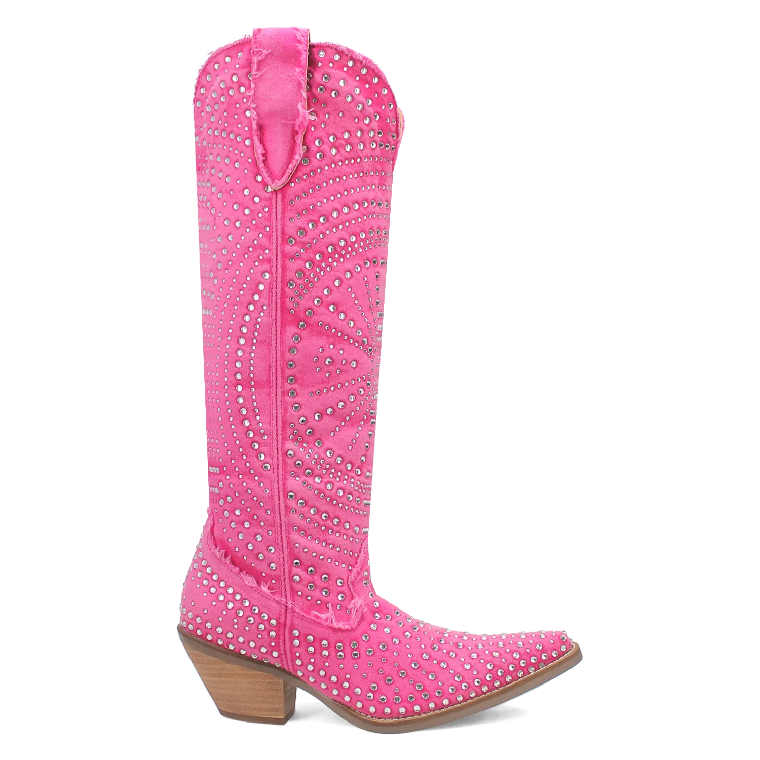 Online Exclusive | Dingo | Honkytonk Honey Denim Boot in Pink**PREORDER