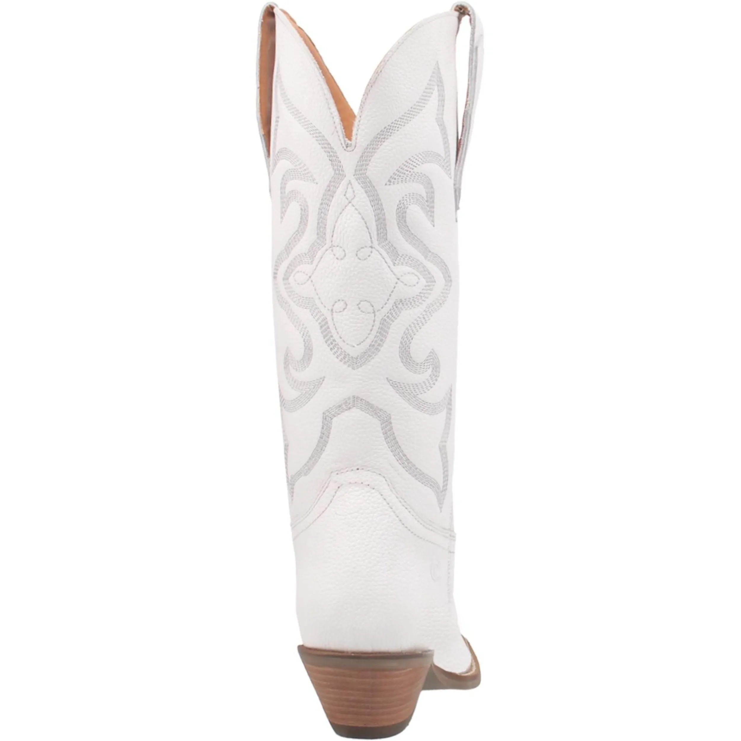 Online Exclusive | Dingo | Out West Leather Cowboy Boots in White Smooth **PREORDER