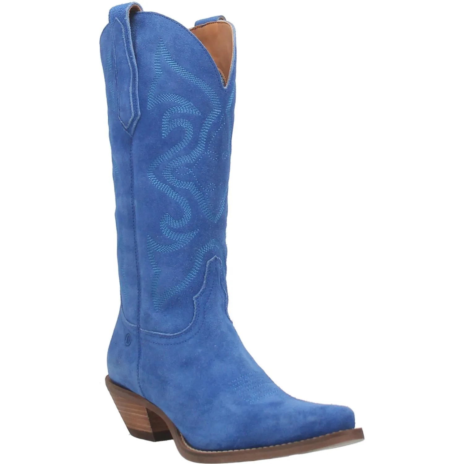 Online Exclusive | Dingo | Out West Suede Cowboy Boots in Blue  **PREORDER