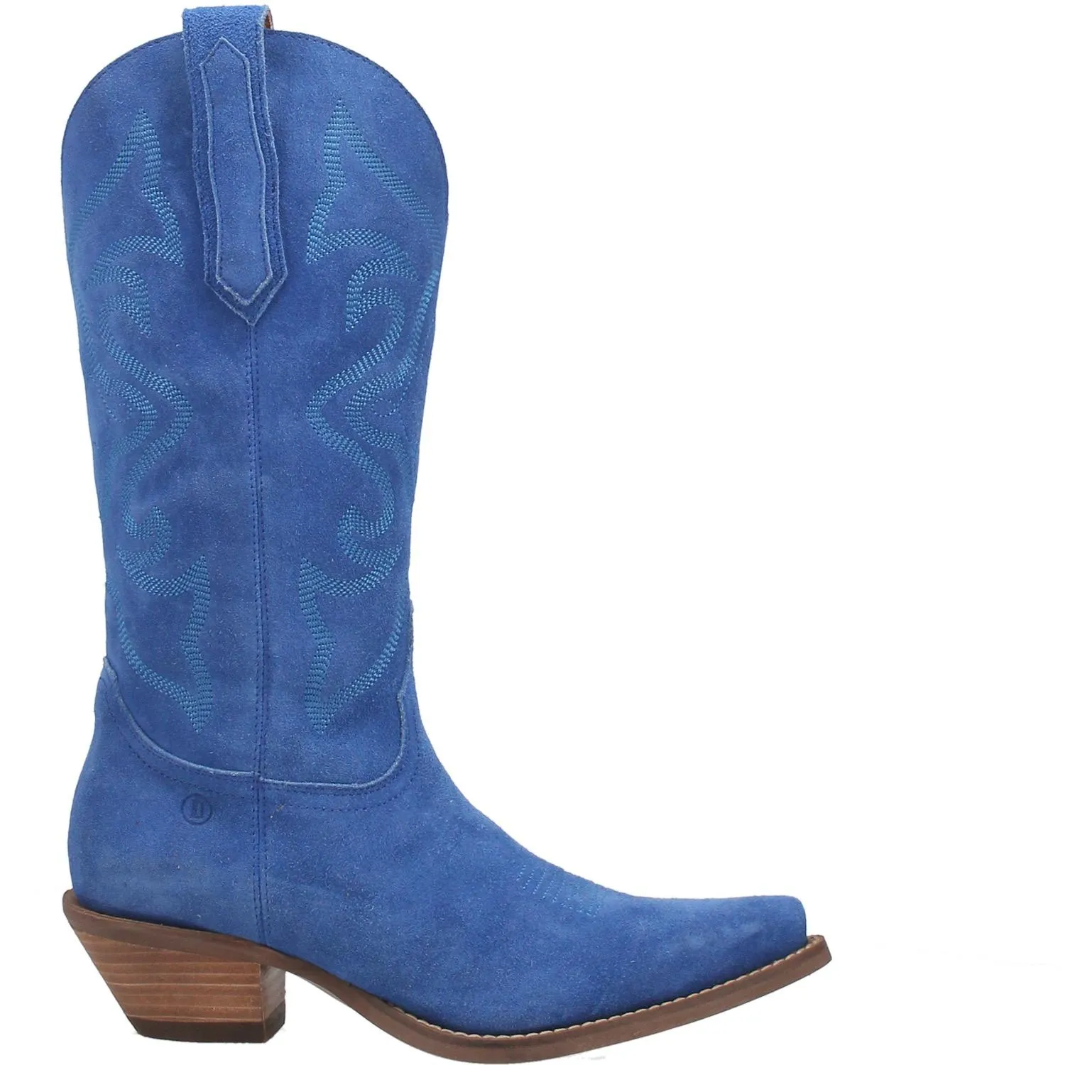 Online Exclusive | Dingo | Out West Suede Cowboy Boots in Blue  **PREORDER