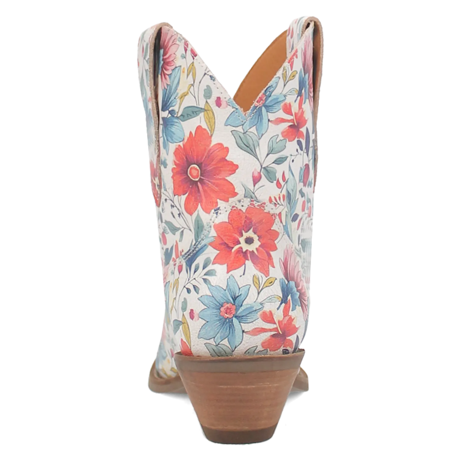 Online Exclusive | Dingo | Pixie Rose Leather Bootie in White **PREORDER