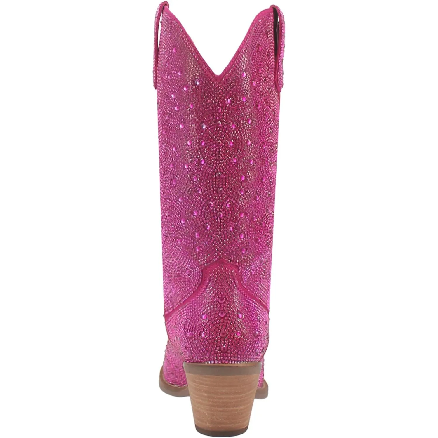 Online Exclusive | Dingo | Silver Dollar Rhinestone Cowboy Boots in Fuchsia Pink **PREORDER