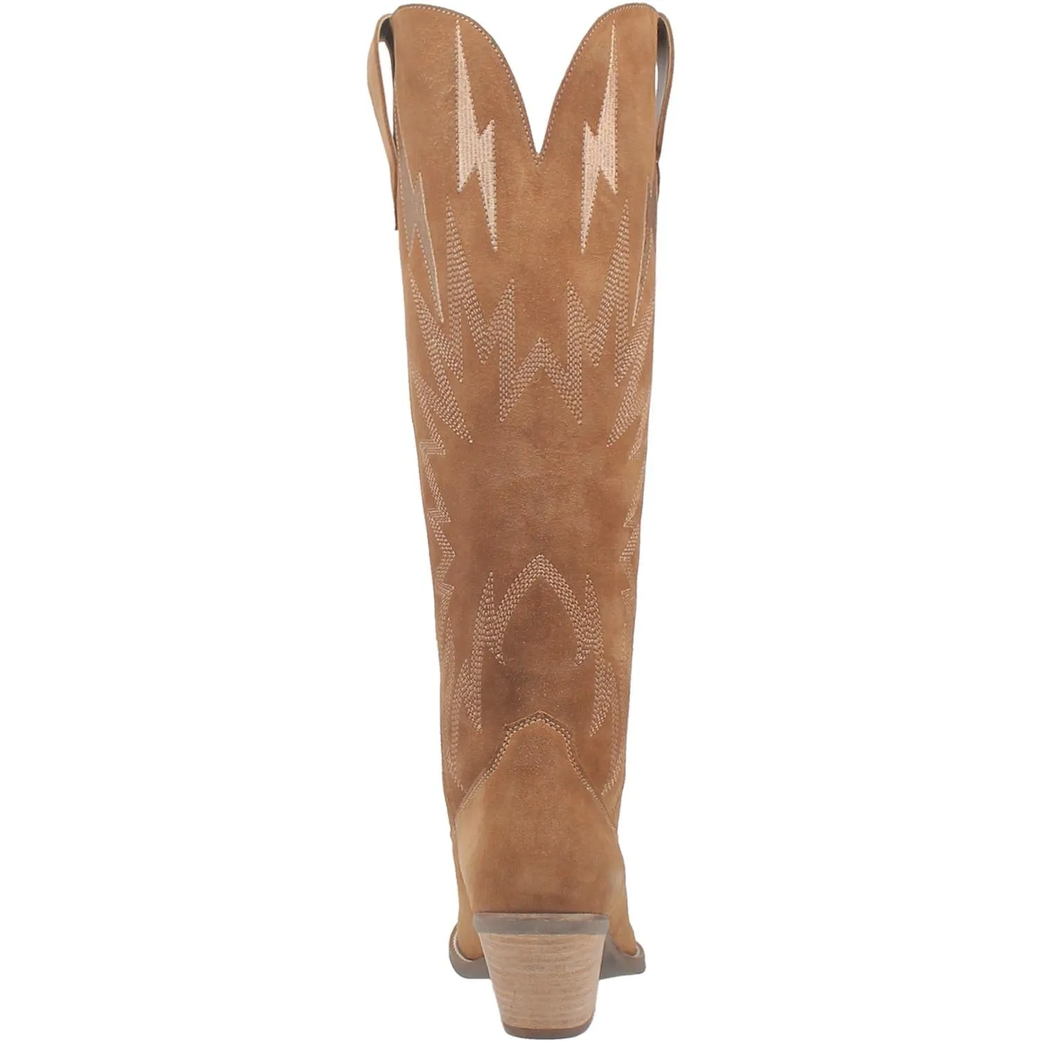 Online Exclusive | Dingo | Thunder Road Suede Leather Cowboy Boots in Camel Brown **PREORDER