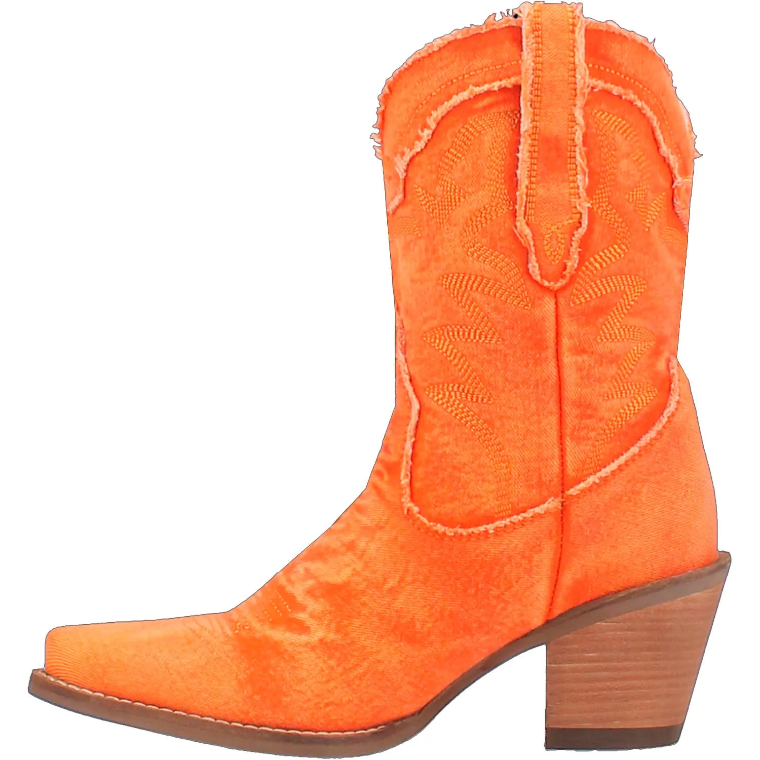 Online Exclusive | Dingo | Y'all Need Dolly Cowboy Bootie in Orange  **PREORDER