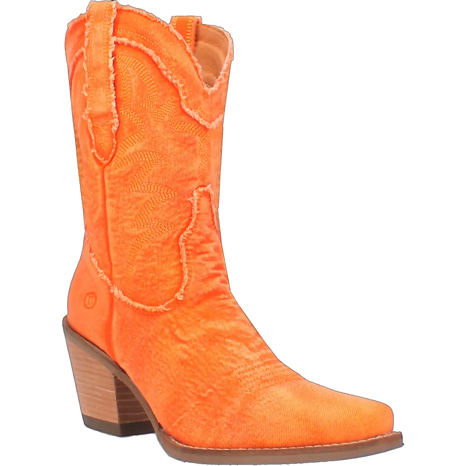 Online Exclusive | Dingo | Y'all Need Dolly Cowboy Bootie in Orange  **PREORDER