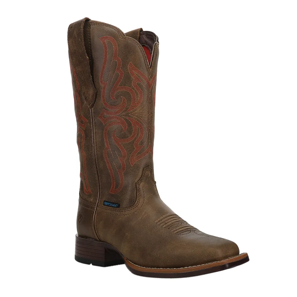 Primera StretchFit Waterproof Embroidery Square Toe Cowboy Boots