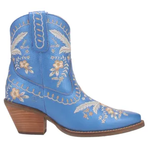 Primrose Embroidered Floral Snip Toe Cowboy Booties