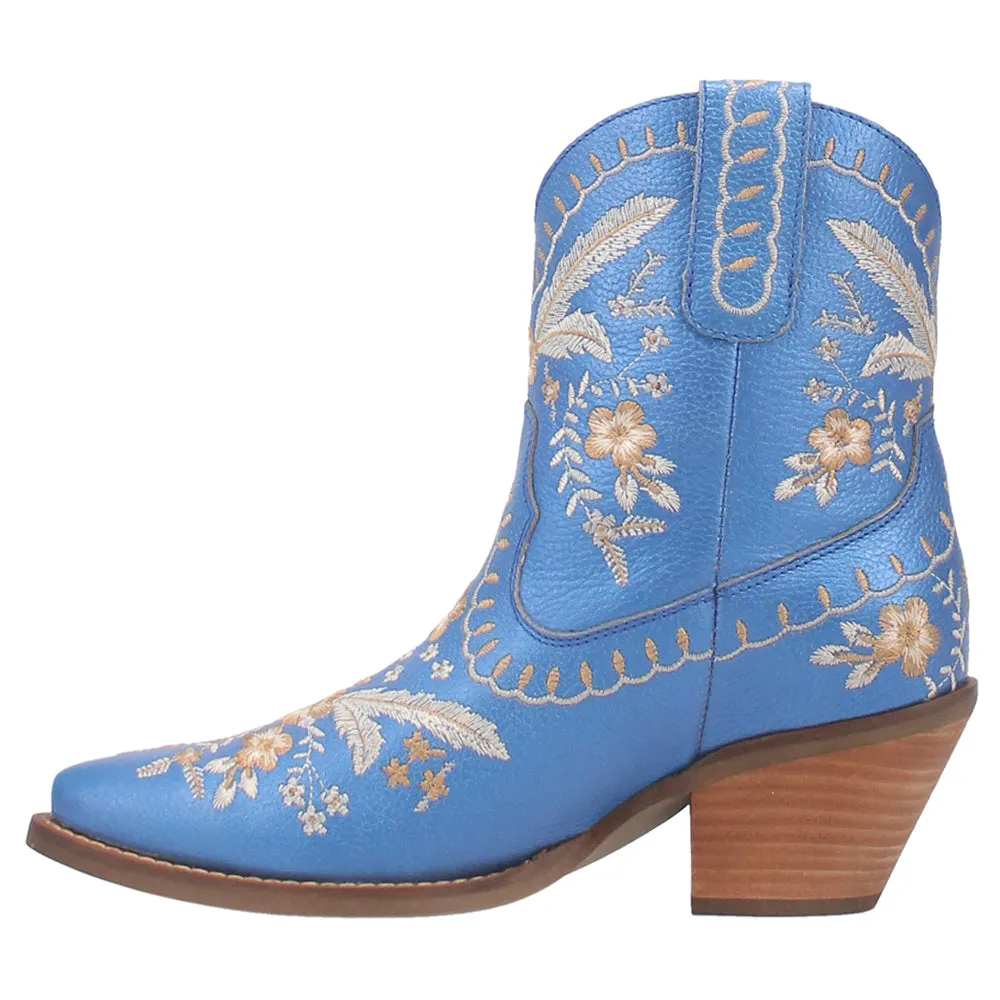 Primrose Embroidered Floral Snip Toe Cowboy Booties