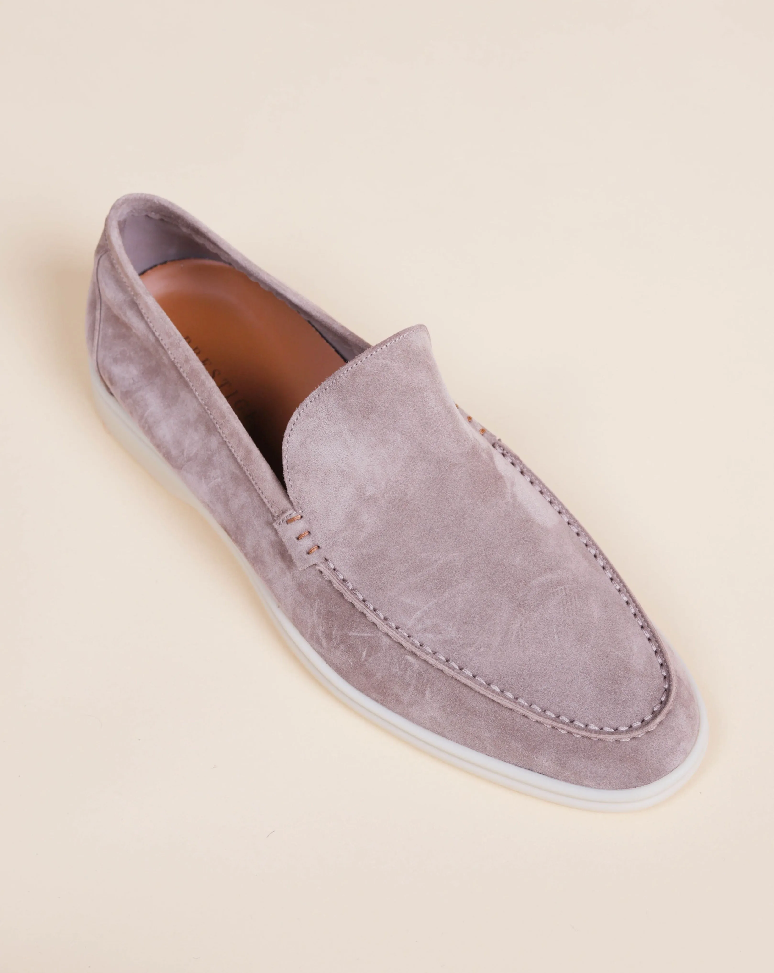 PSM092S LOAFER SUEDE LIGHT GREY