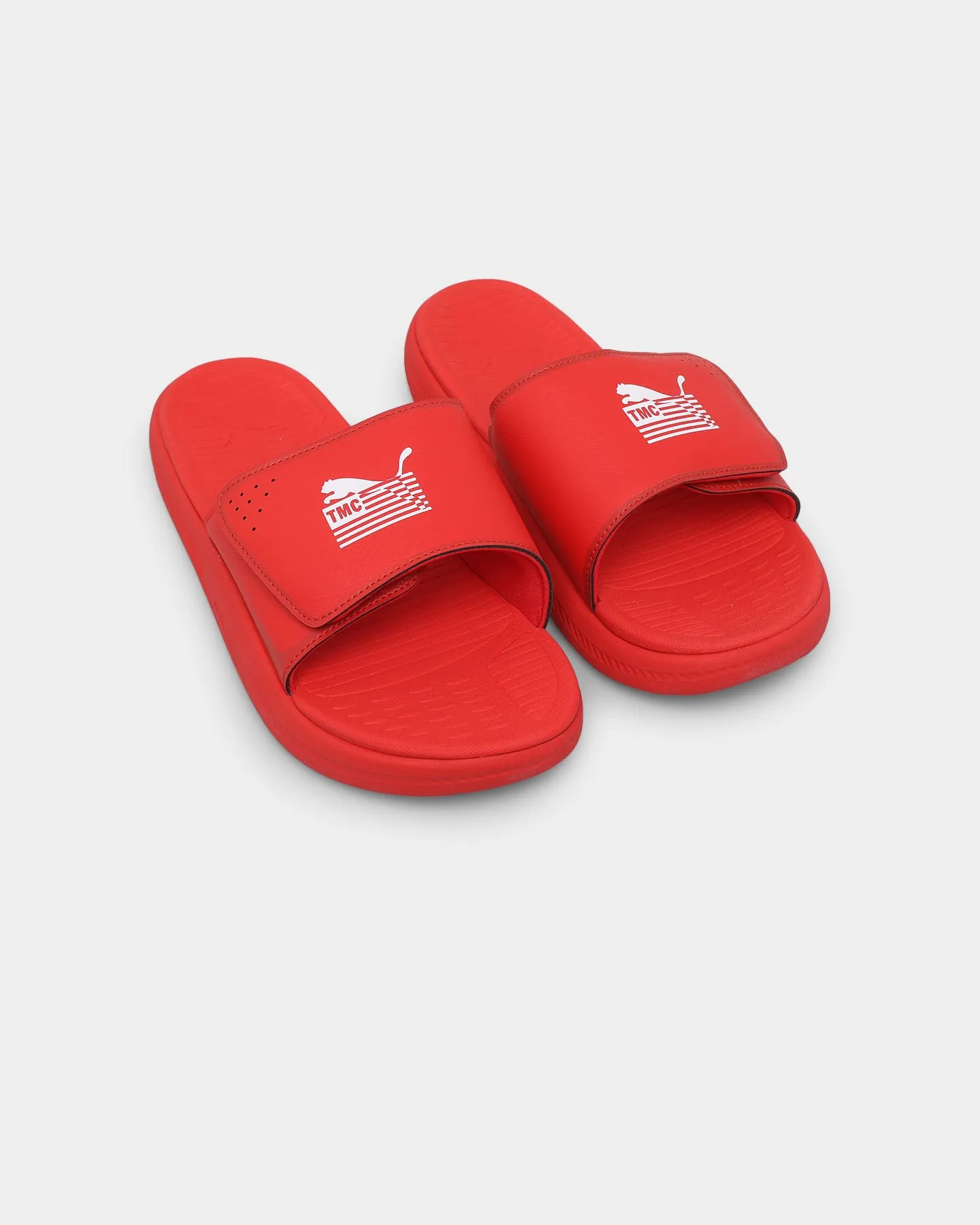 Puma Softride X TMC Slides High Risk Red-Puma White