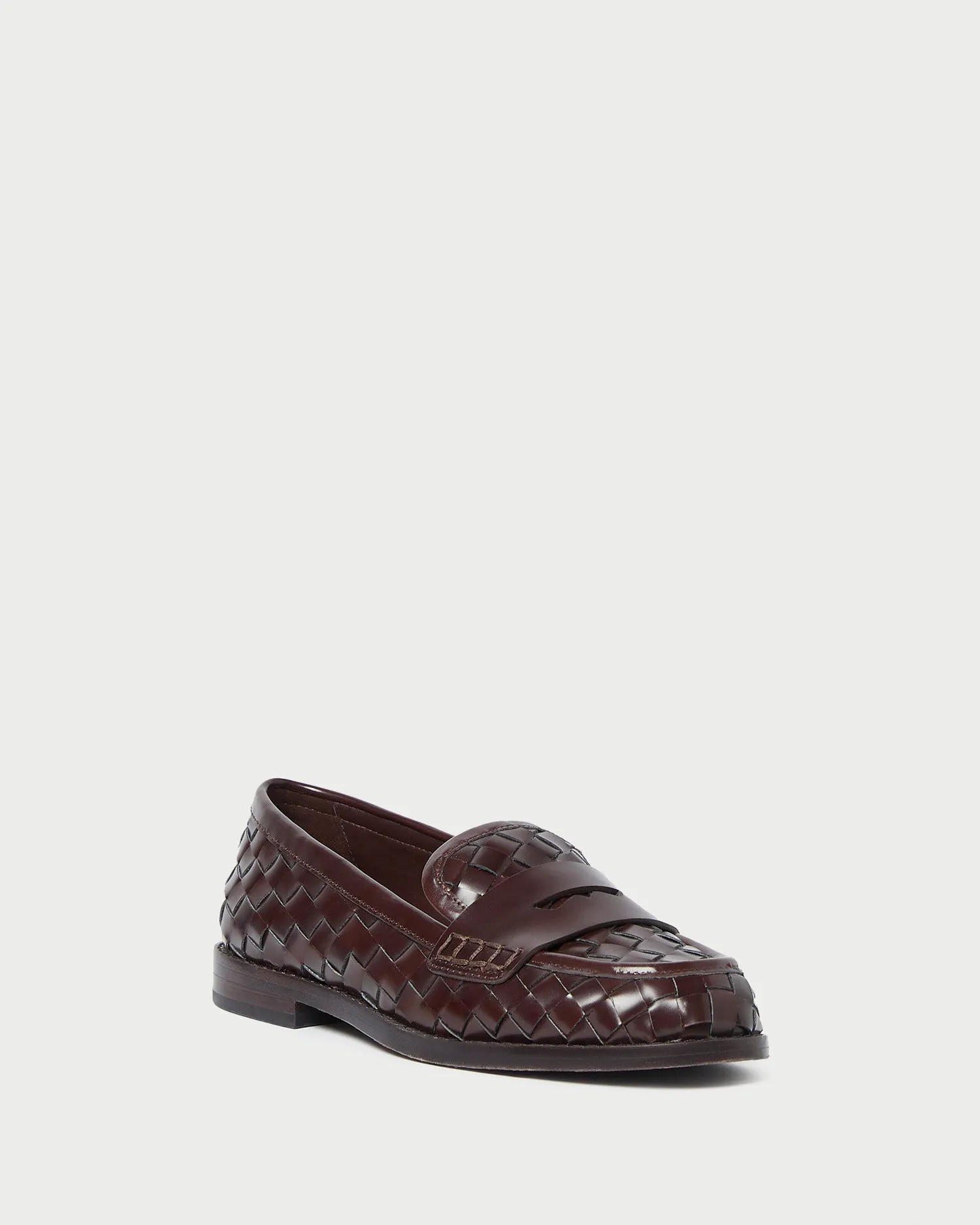 Rachel Espresso Woven Loafer