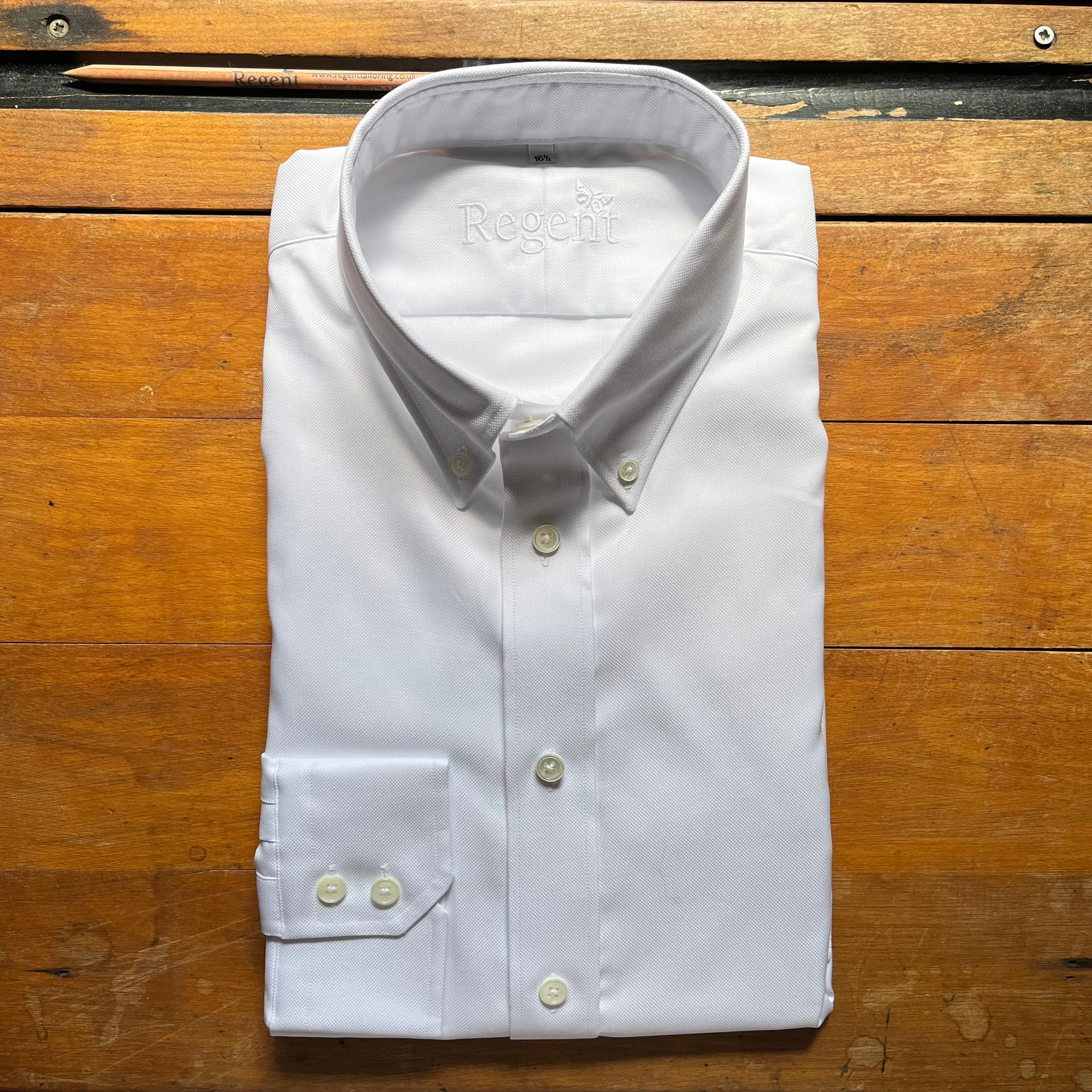 Regent Heritage - White Oxford Shirt - Button Down Collar